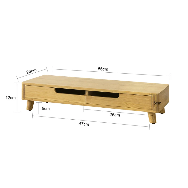 SoBuy BBF06-N Support de Moniteur Écran Ergonomique Support pour Écran d'ordinateur