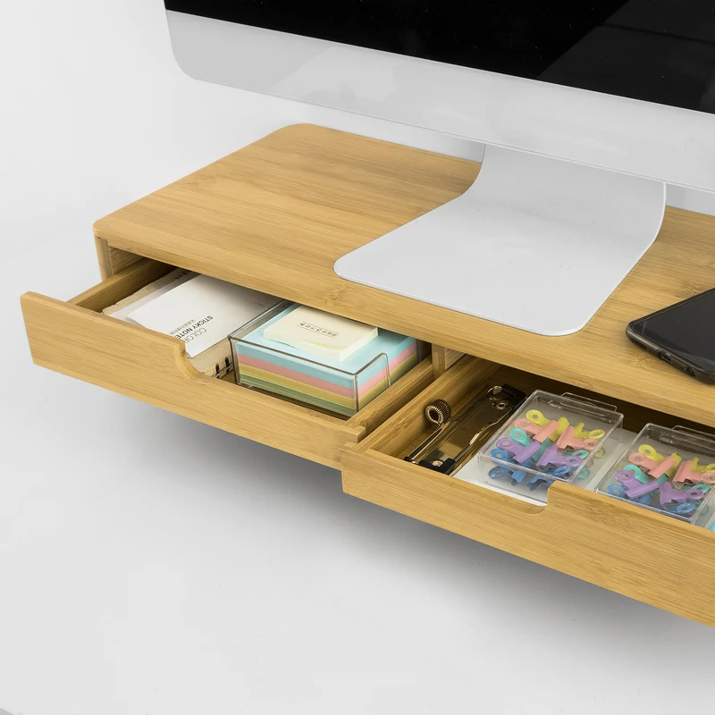 SoBuy BBF06-N Support de Moniteur Écran Ergonomique Support pour Écran d'ordinateur