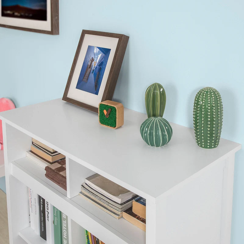 SoBuy FSB15-W Buffet Armoire Meuble de Rangement Étagères
