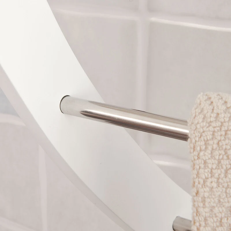 sebuyfr.comG47-W Porte-Serviettes Mural avec 1 Tablette et 3 Barres