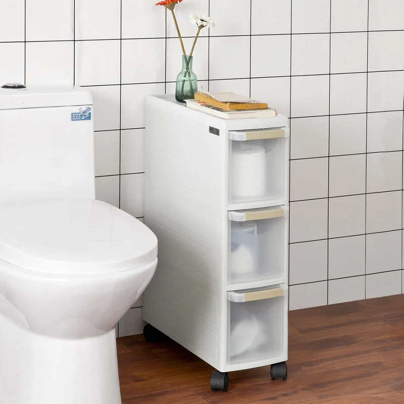 sebuyfr.comG41-K-W Chariot de stockage,Étagère Armoire de cuisine salle de bain