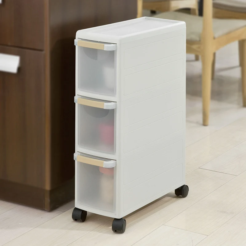 sebuyfr.comG41-K-W Chariot de stockage,Étagère Armoire de cuisine salle de bain