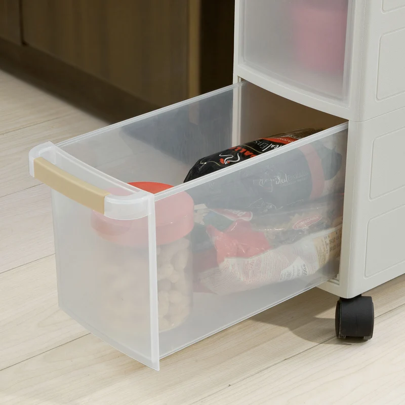 sebuyfr.comG41-K-W Chariot de stockage,Étagère Armoire de cuisine salle de bain