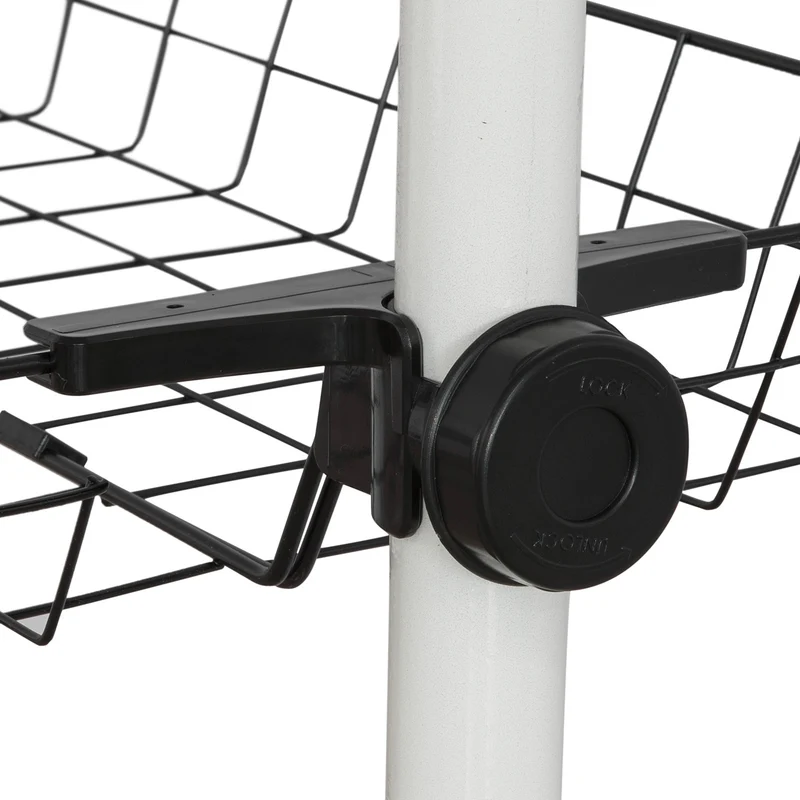 SoBuy FRG38 Télescopique Garde-Robe , Portant de vêtement penderie largeur, hauteur variables
