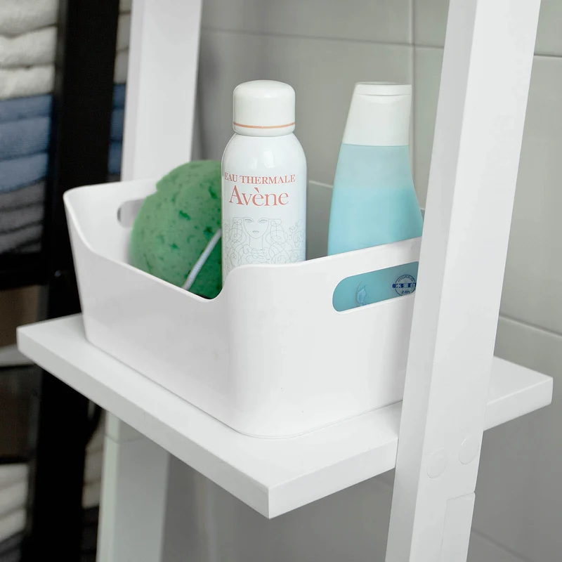 sebuyfr.comG32-W Étagère murale style échelle pour salon salle de bain Meuble de rangement