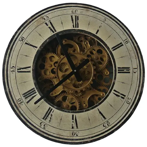 Horloge Esprit Industriel