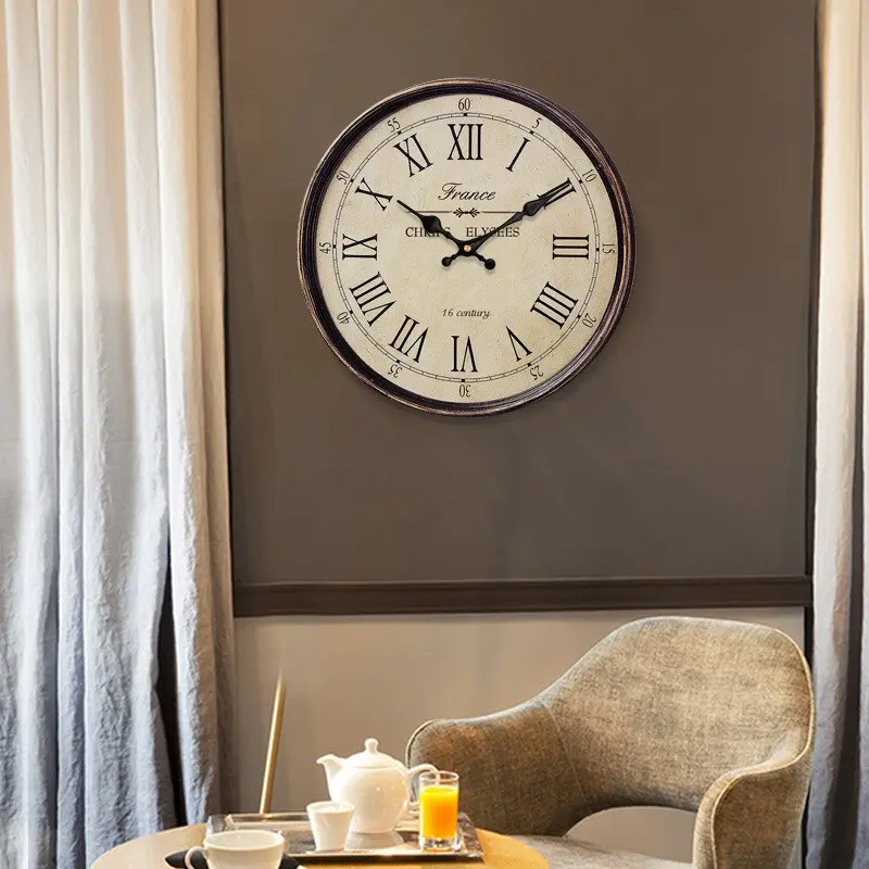 Horloge Industrielle Antique