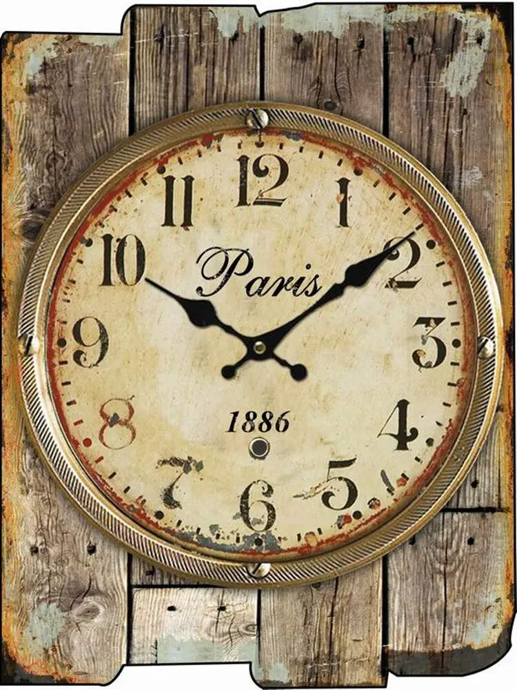 Horloge Industrielle Antiquité Paris