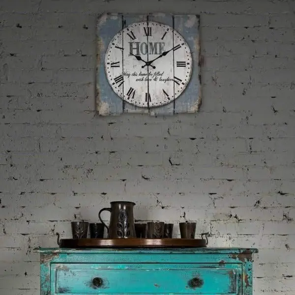 Horloge Industrielle Carrée