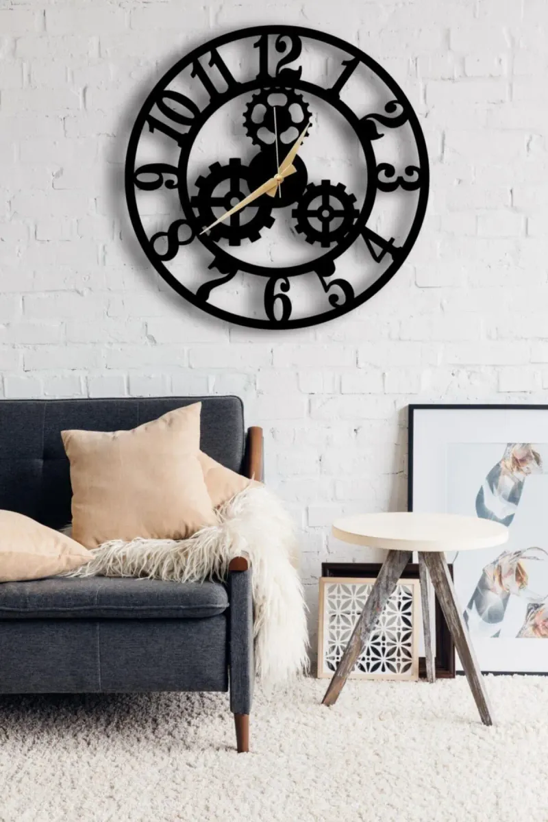 Horloge Industrielle Chiffres