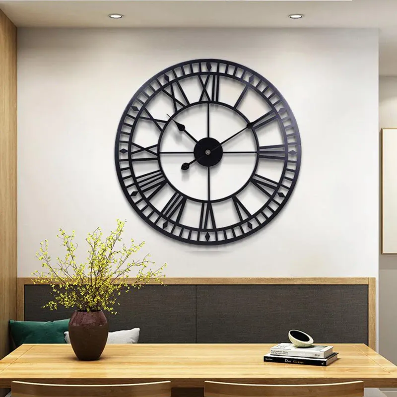 Horloge Industrielle Chiffres Romains