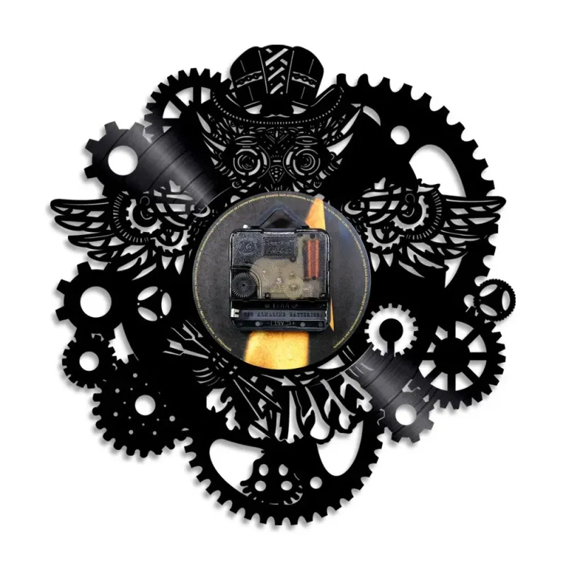 Horloge Industrielle Chouette