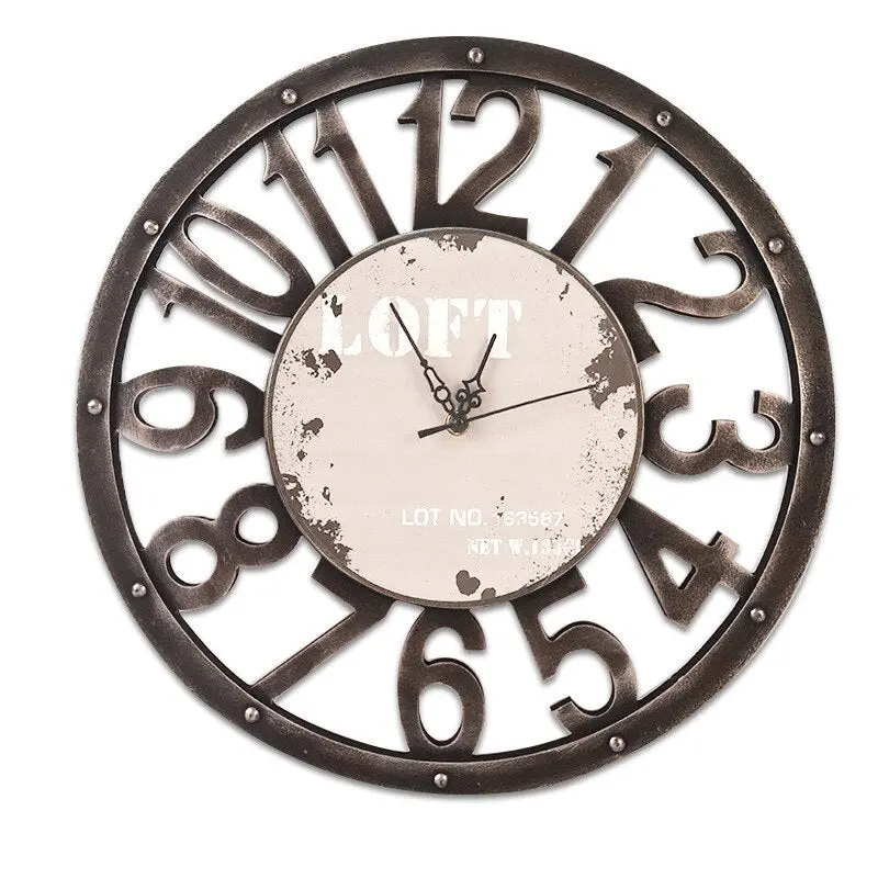Horloge Industrielle Couleur