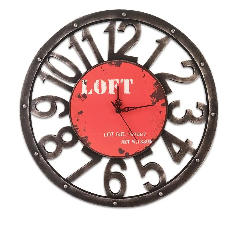 Horloge Industrielle Couleur