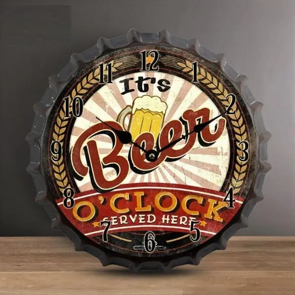 Horloge Industrielle De Bistrot