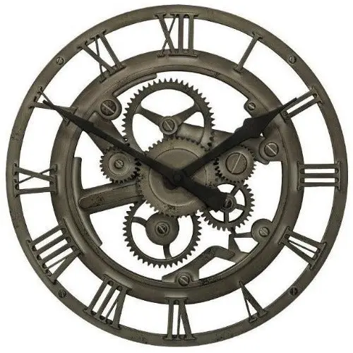Horloge Industrielle En Bronze