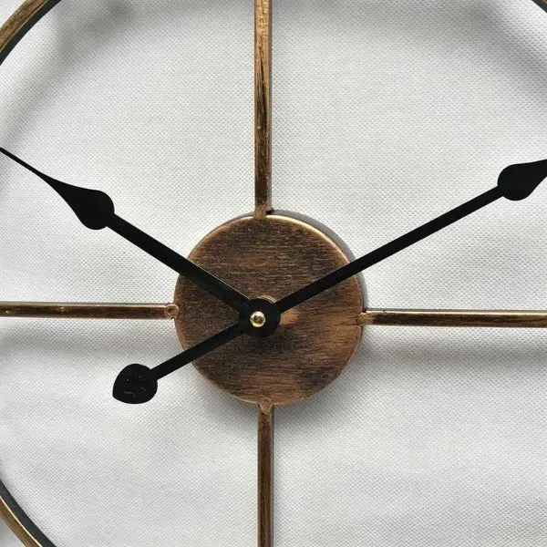 Horloge Industrielle En Cuivre