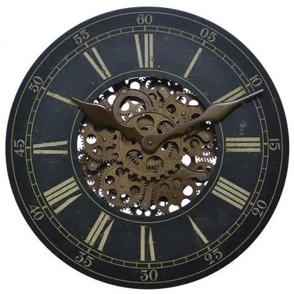 Horloge Industrielle À Engrenages
