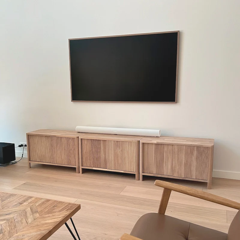 Cloe Tall Bookcase · White Pigmented Oak