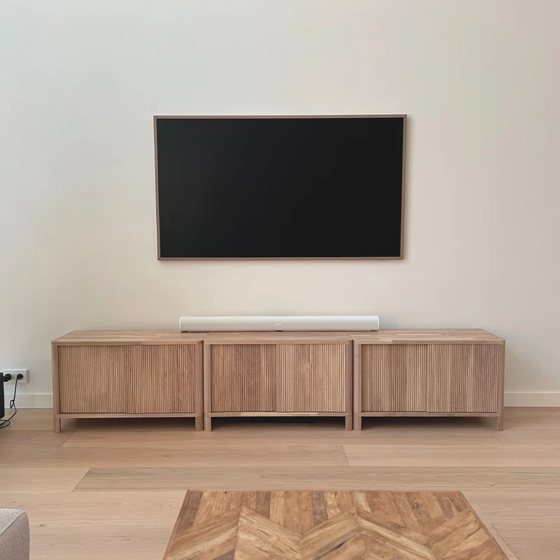 Cloe Tall Bookcase · White Pigmented Oak