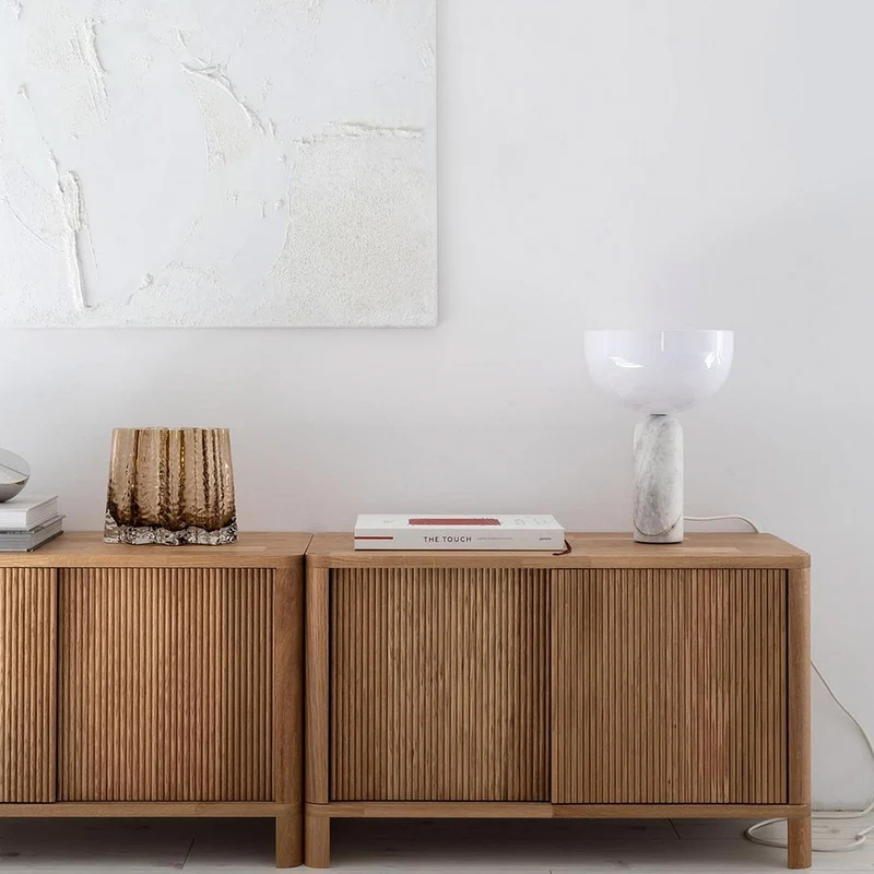 Cloe Tall Bookcase · White Pigmented Oak