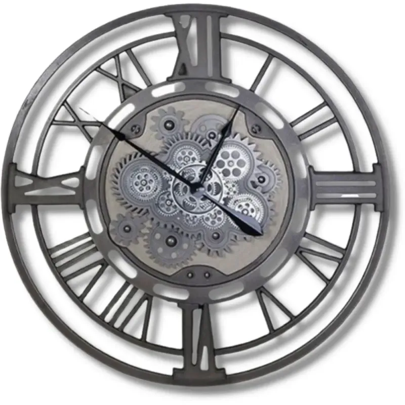 Horloge Industrielle Engrenages
