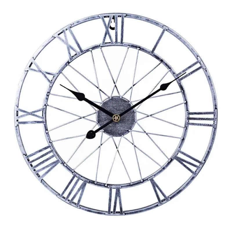 Horloge Industrielle Étoile
