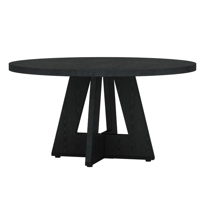 Tribesigns Table à manger, Table de cuisine ronde de 120 cm pour 4 personnes