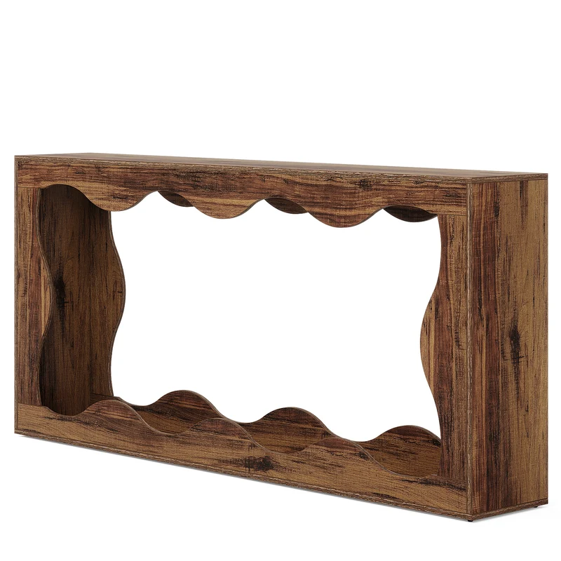 Tribesigns Table console, Table de canapé de style ferme Table d'entrée avec rangement