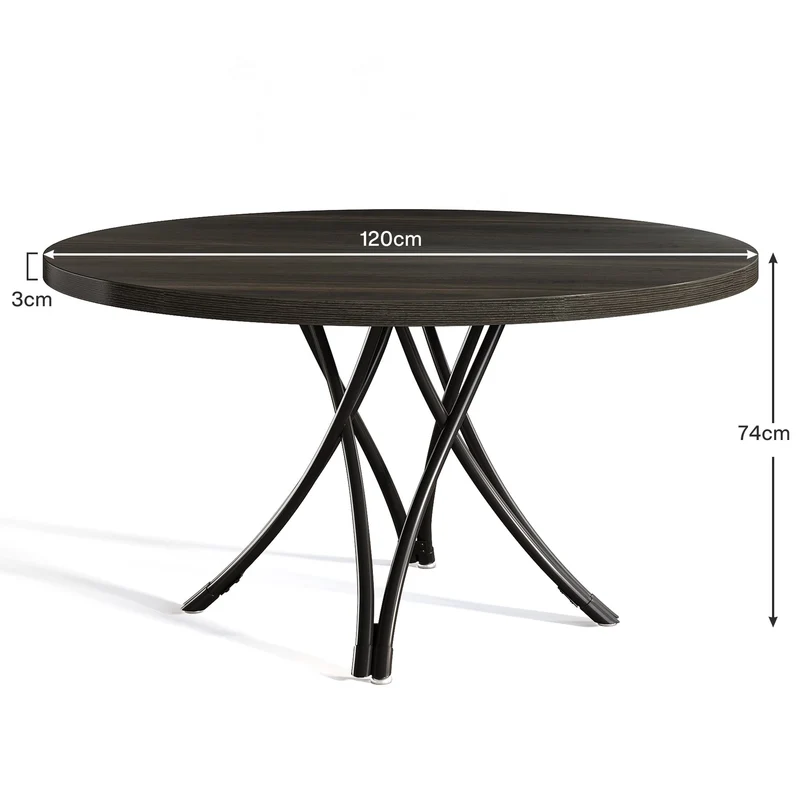 Tribesigns Table de conférence 120 cm, Table de réunion d'affaires moderne