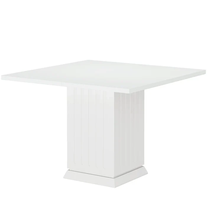 Tribesigns Table à manger de 90 cm, Table de cuisine carrée moderne pour 4 personnes
