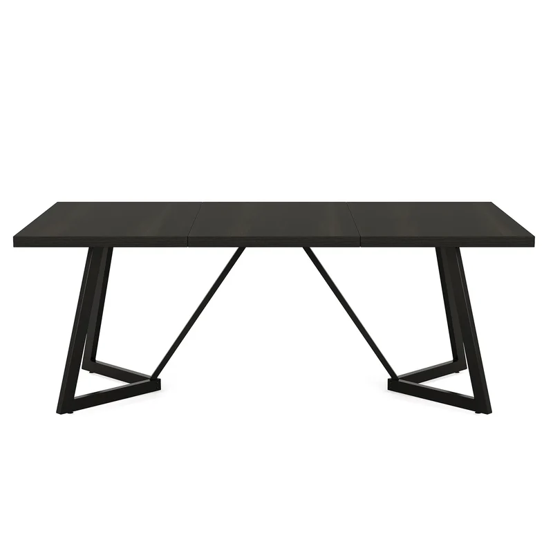 Tribesigns Table à manger de 180 cm, Table de cuisine rectangulaire moderne pour 6 à 8 personnes