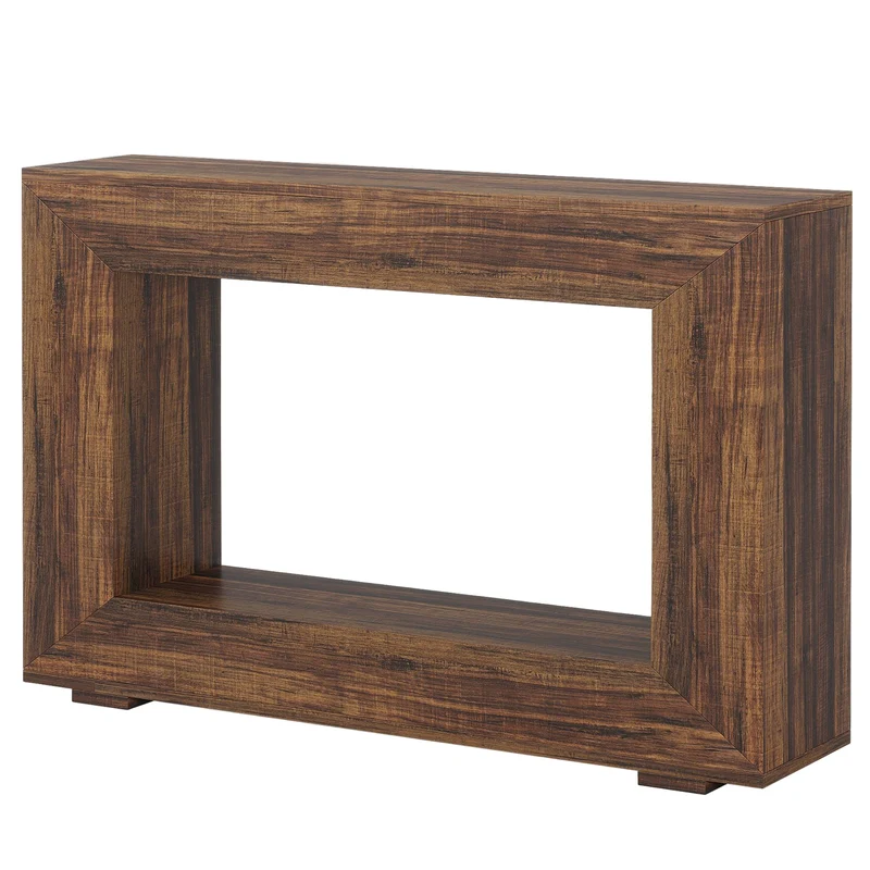 Tribesigns Console de style maison de campagne, Table basse en bois pour l'entrée