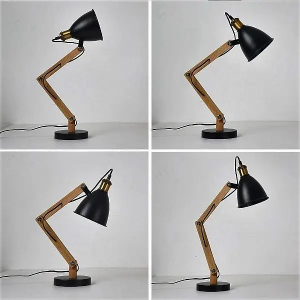Lampe À Poser Industrielle Vintage