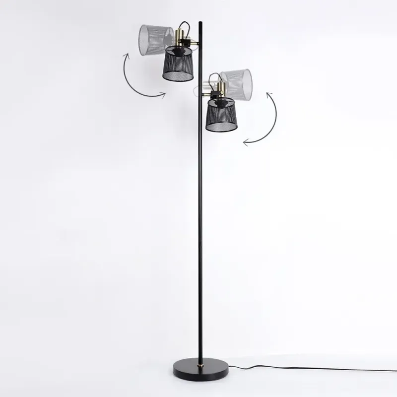 Lampe Industrielle Sur Pied Rétro