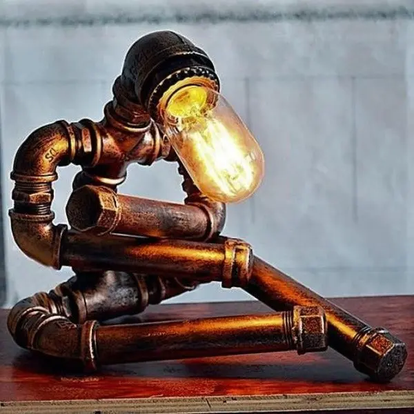 Lampe Industrielle Tuyau