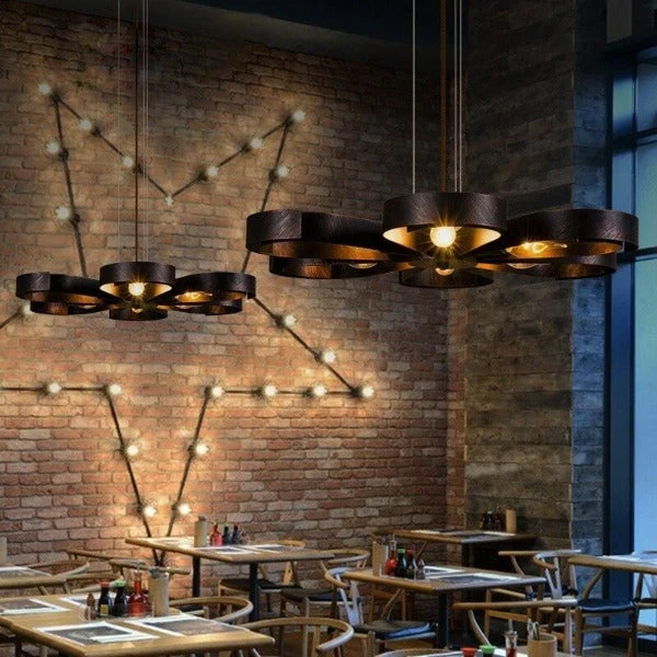 Lampe Suspendue Industrielle Fleur