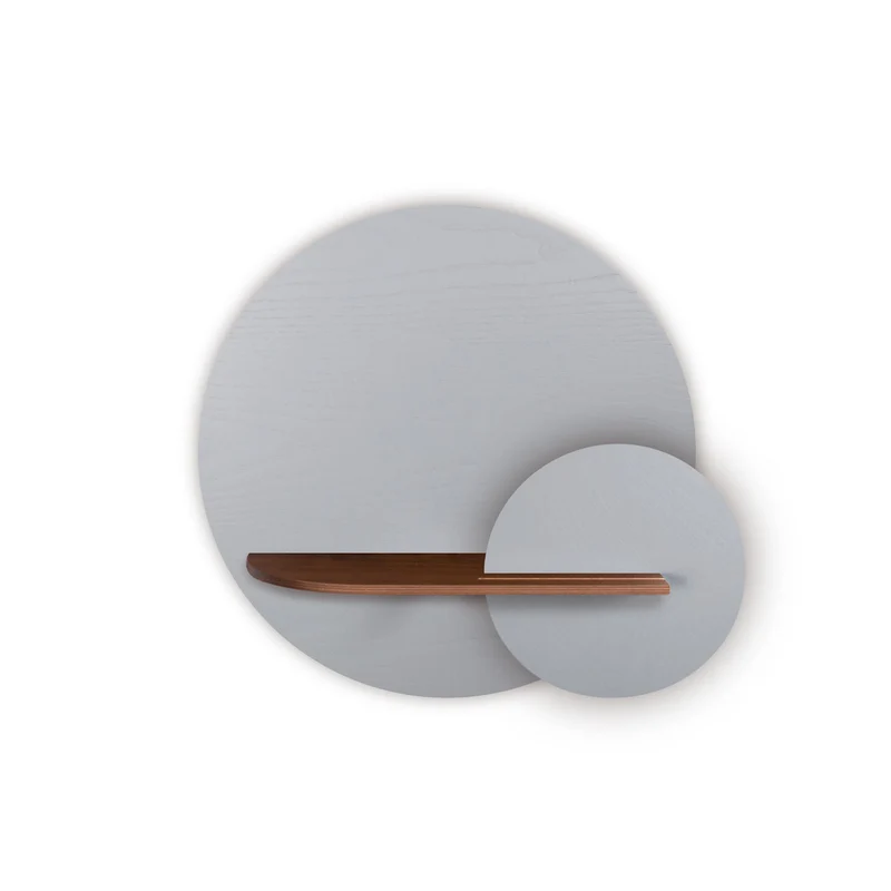 Alba Floating Wall Shelf · Grey Circle