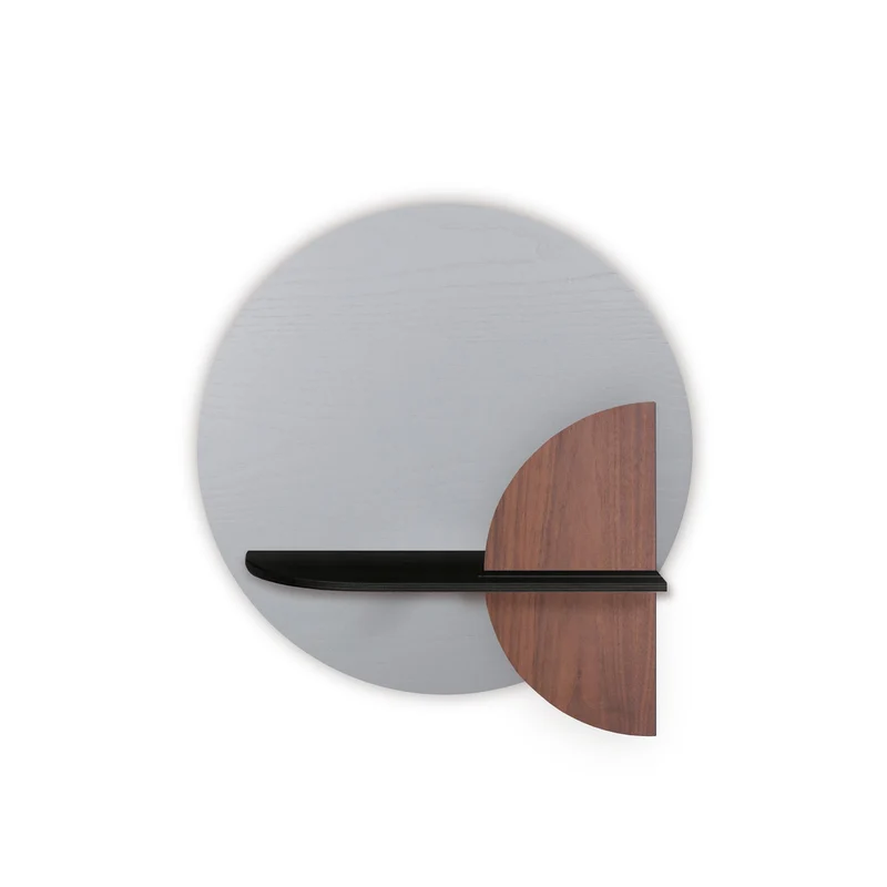 Alba Floating Wall Shelf · Grey Circle