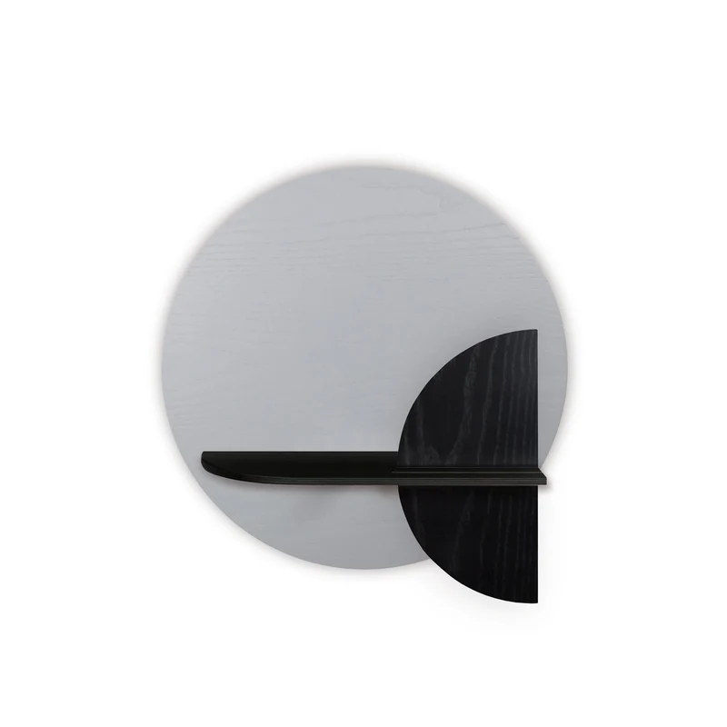 Alba Floating Wall Shelf · Grey Circle