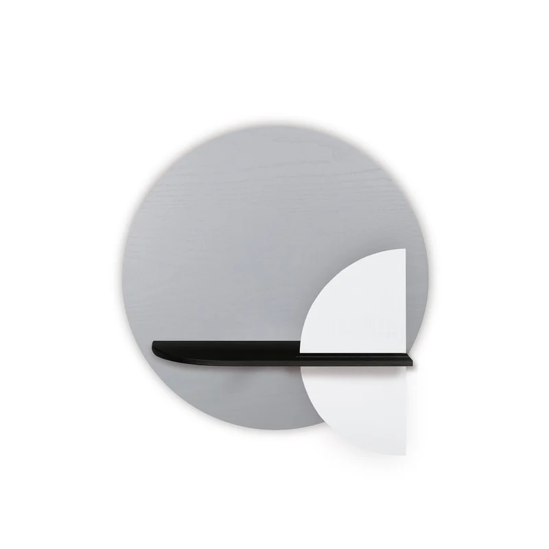Alba Floating Wall Shelf · Grey Circle