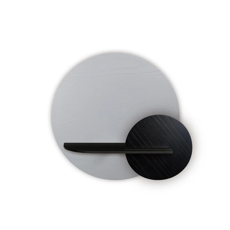 Alba Floating Wall Shelf · Grey Circle