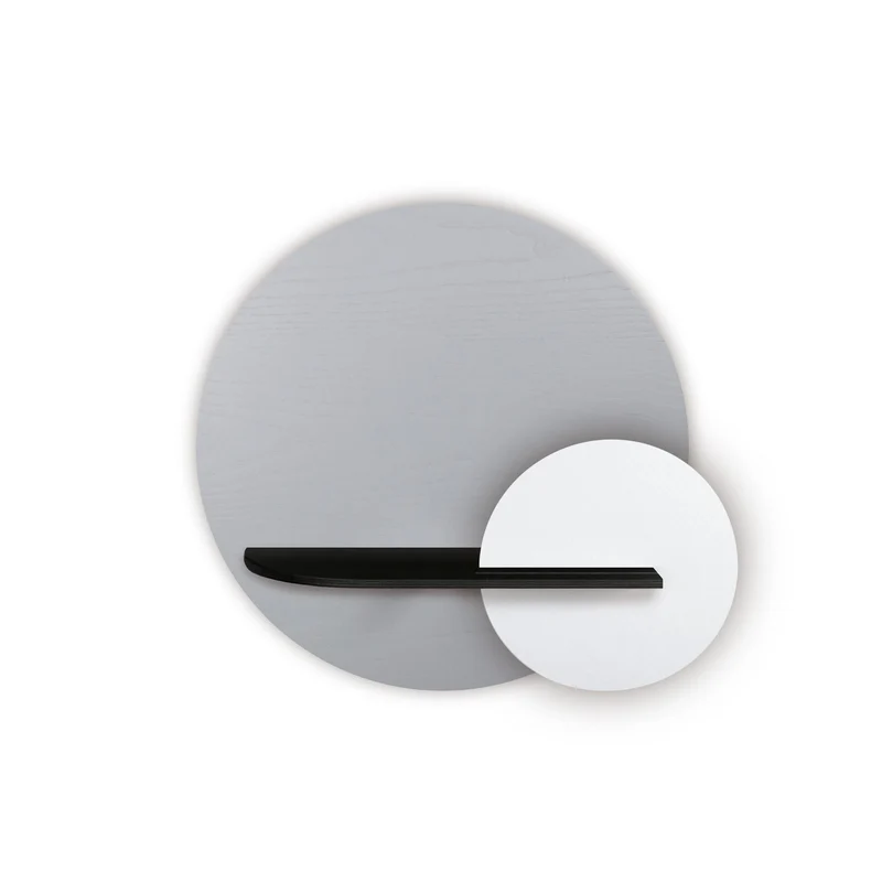 Alba Floating Wall Shelf · Grey Circle