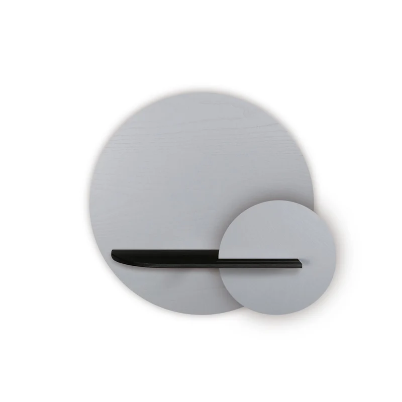 Alba Floating Wall Shelf · Grey Circle