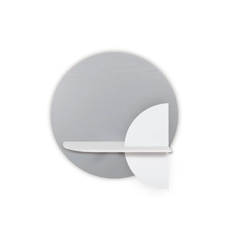 Alba Floating Wall Shelf · Grey Circle