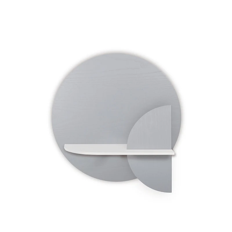 Alba Floating Wall Shelf · Grey Circle