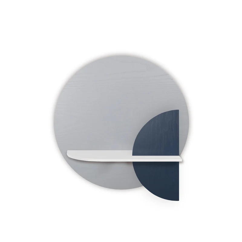 Alba Floating Wall Shelf · Grey Circle