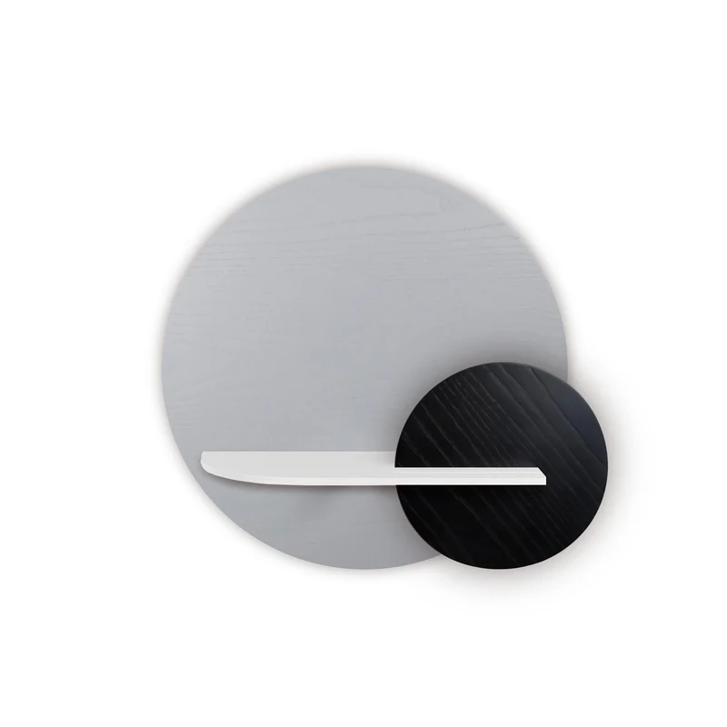 Alba Floating Wall Shelf · Grey Circle