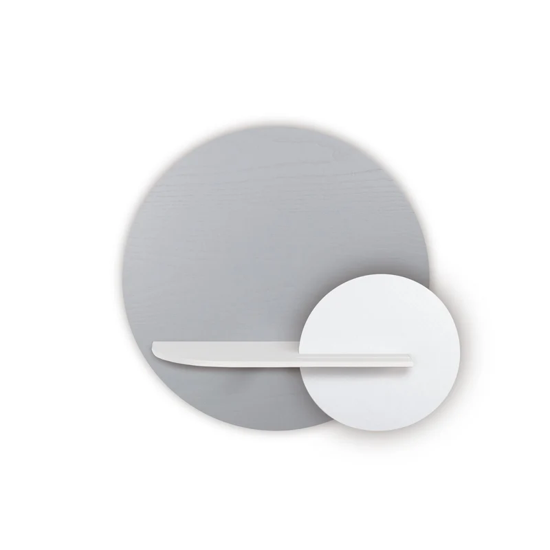 Alba Floating Wall Shelf · Grey Circle