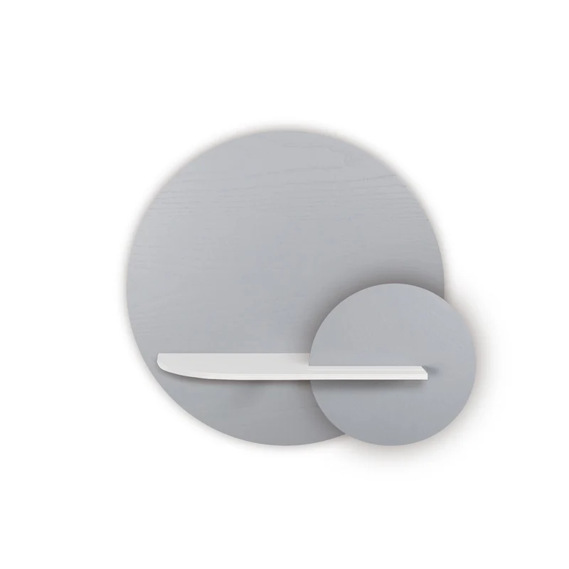 Alba Floating Wall Shelf · Grey Circle